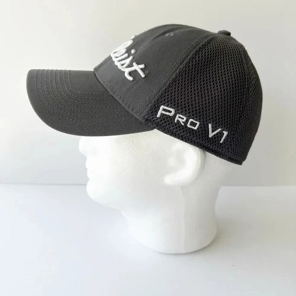 TITLEIST TOUR ELITE HAT‎ Pro V1 FJ Size S/M Grey - Picture 4 of 5